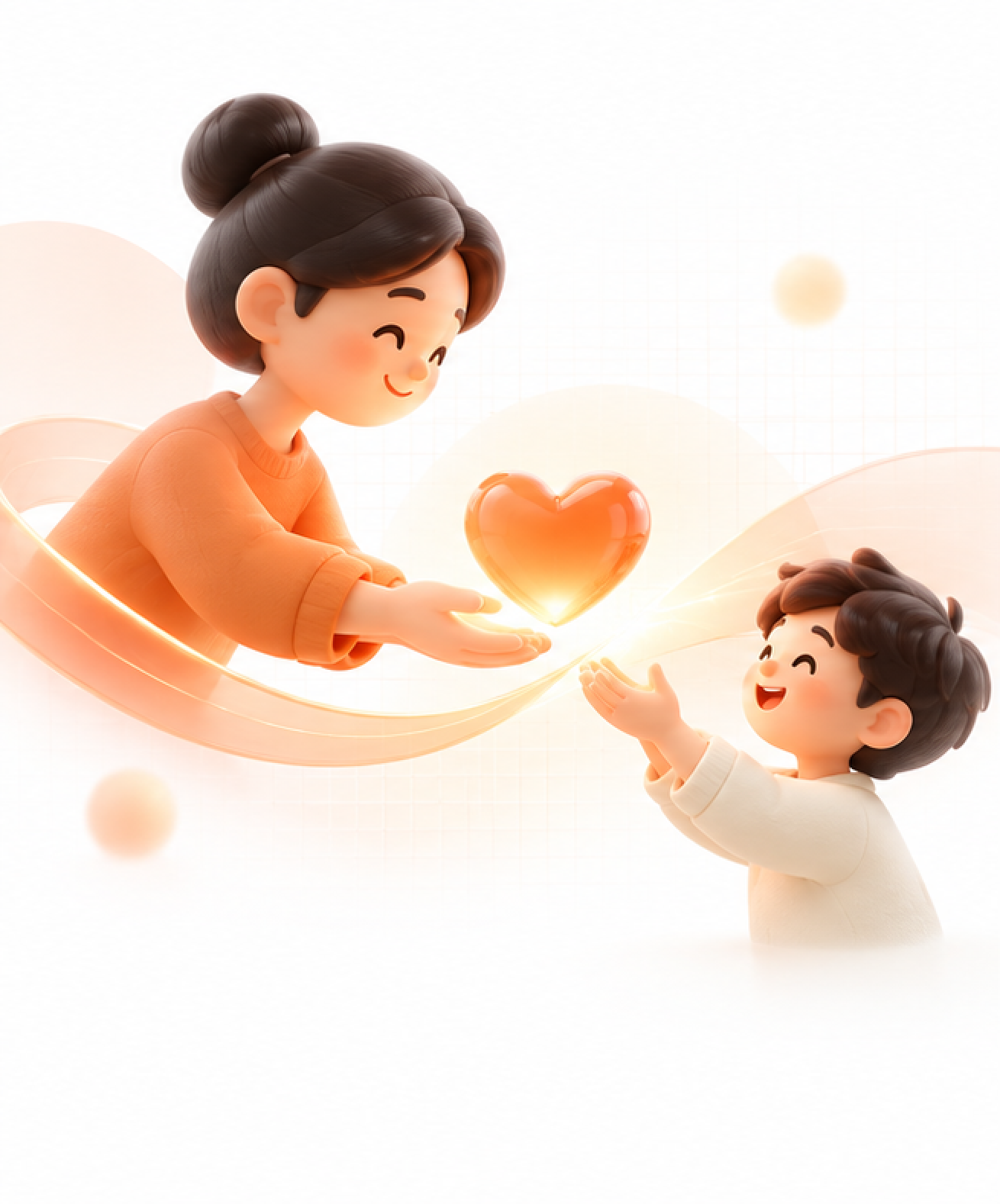家长向孩子传递关爱与支持